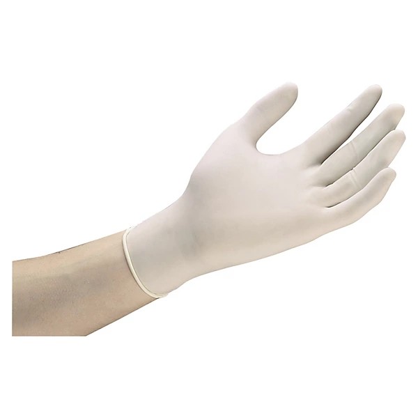 Gants jetables latex poudrés
