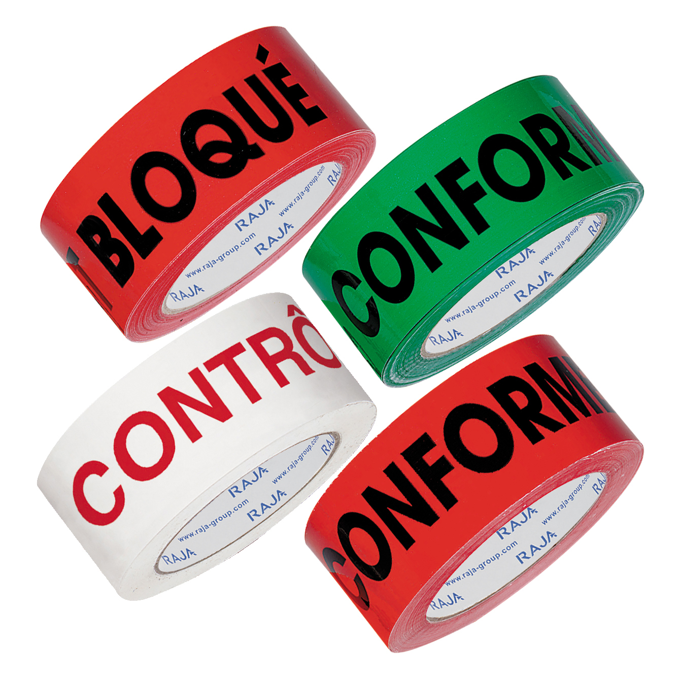 Ruban adhésif pour contrôle qualité