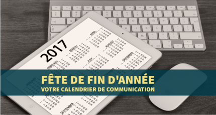 Bannière de la fête de fin d'année