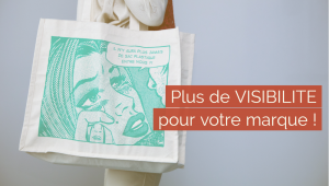 Bannière "plus de visibilité pour votre marque !"