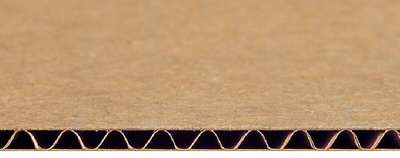 Carton simple cannelure