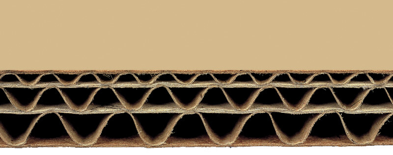 carton triple cannelure