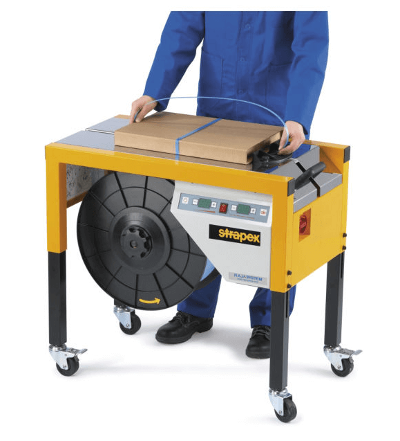 Cercleuse à colis pour co-packing