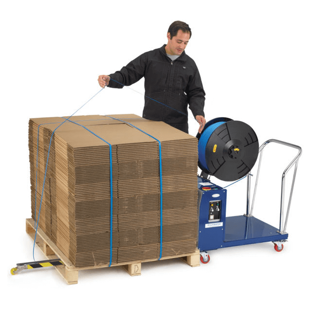 Co-packing de palettes avec une cercleuse