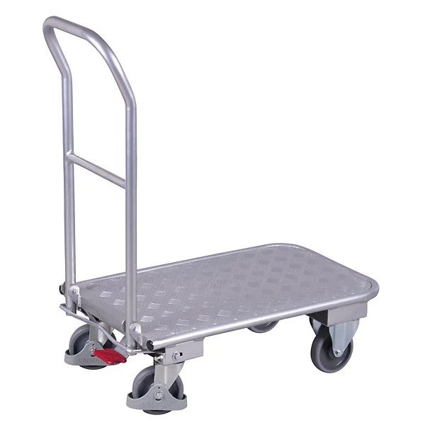 chariot aluminium pliable