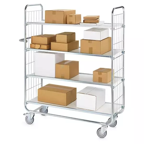 Chariot modulable étroit de préparation de commandes