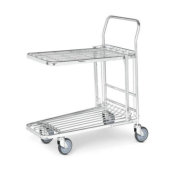 chariot à plateaux emboîtable 