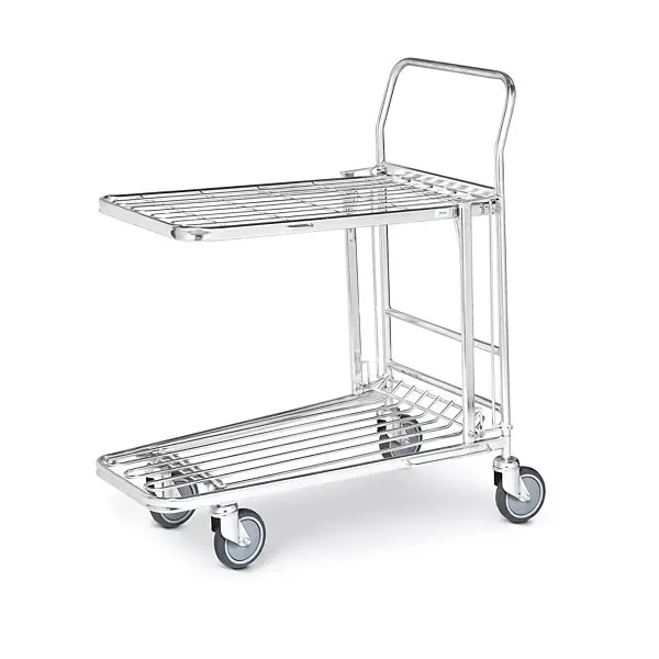 chariot à plateaux emboîtable