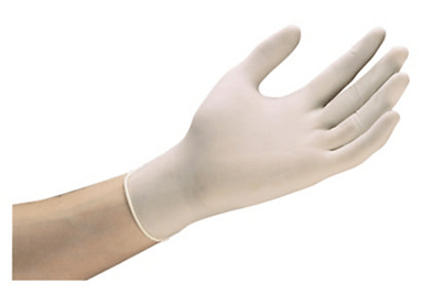 Gants en latex non-poudrés