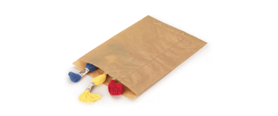 Sachet kraft économique plat