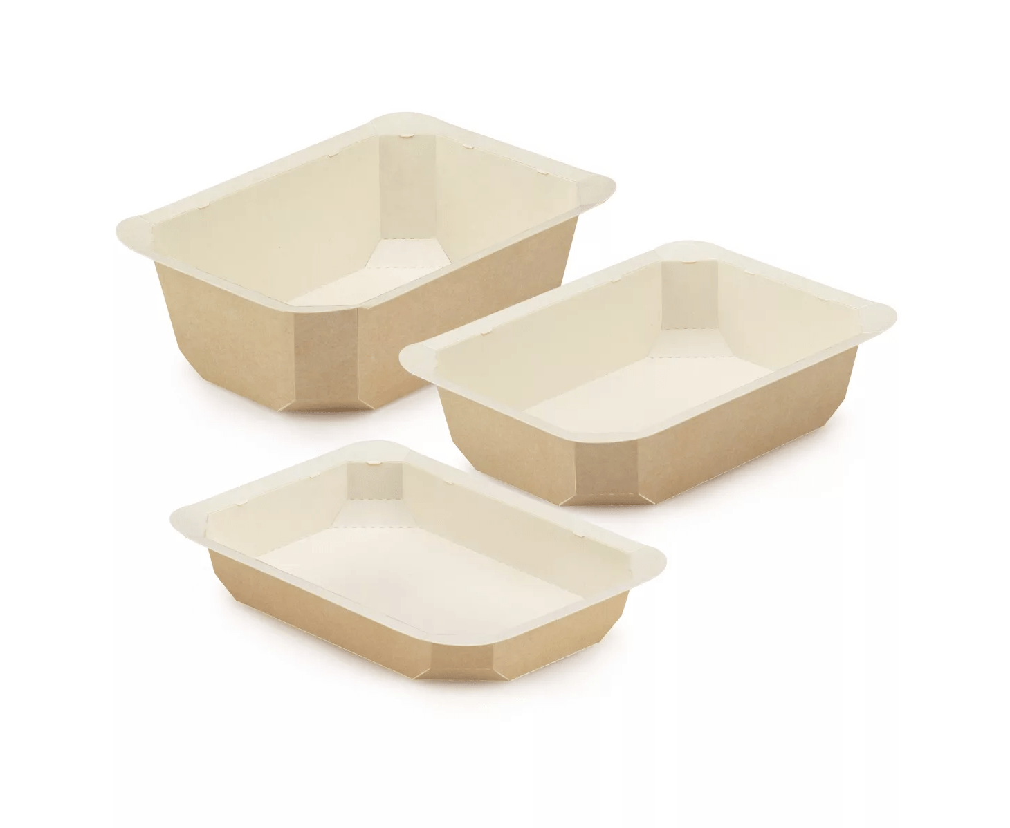 Les barquettes alimentaires en carton entièrement recyclables