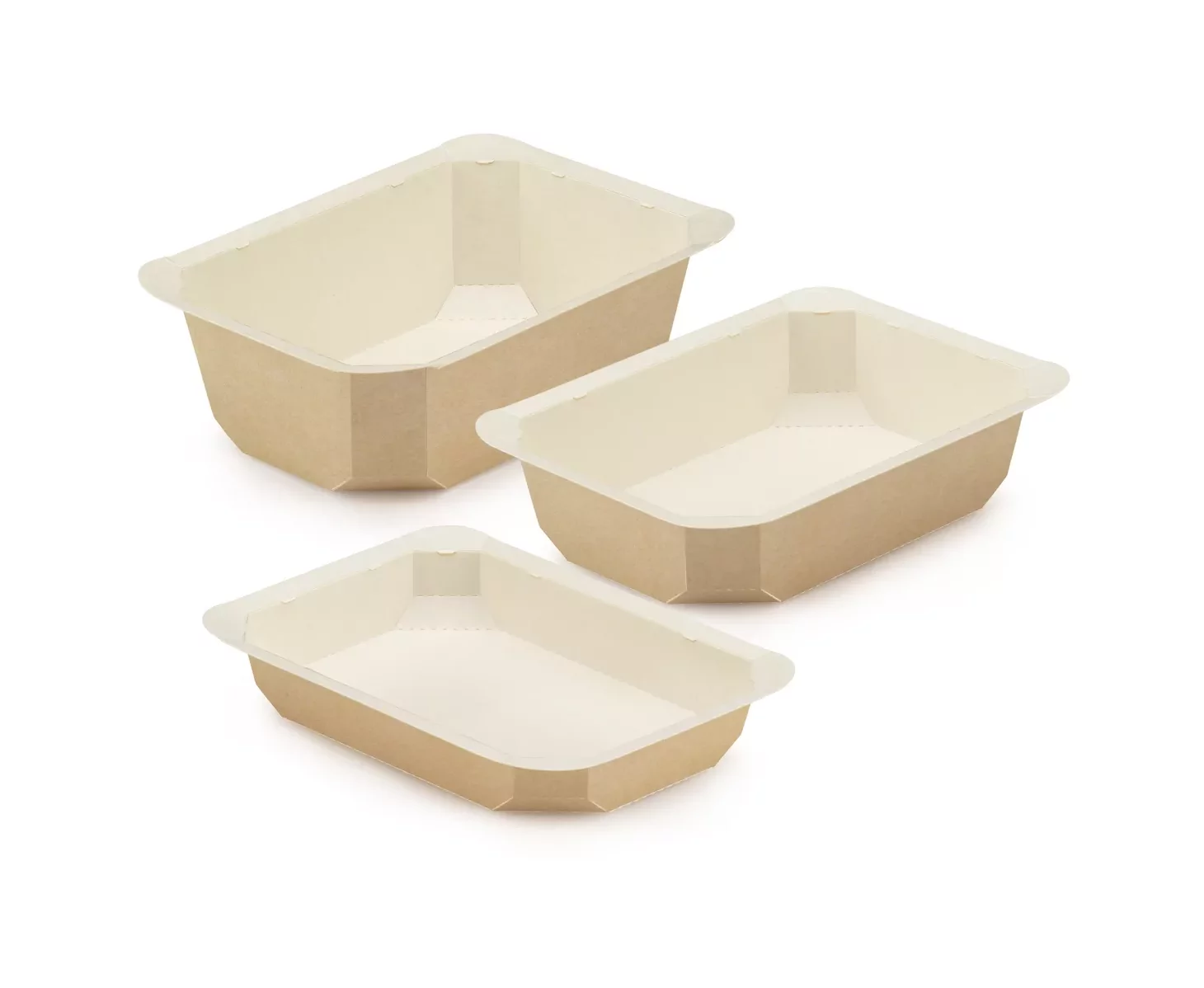 Les barquettes alimentaires en carton entièrement recyclables