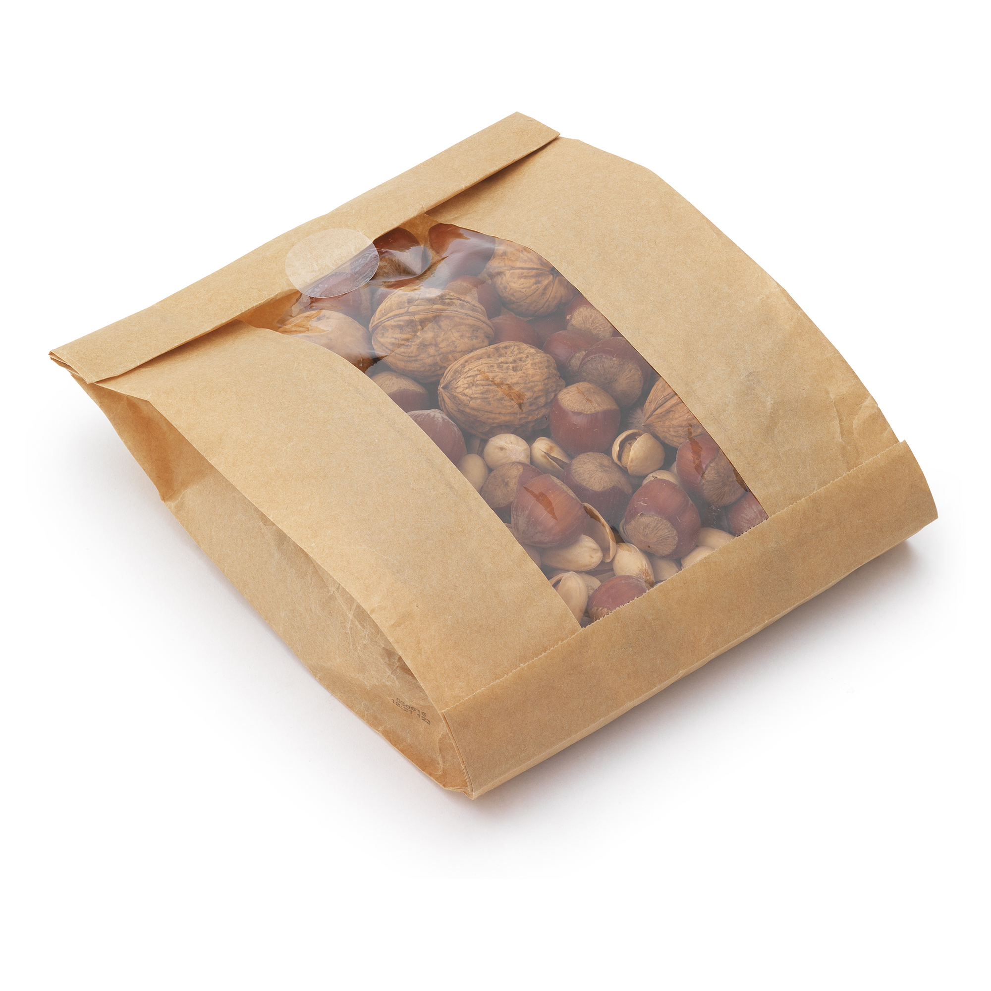 Sachet kraft à fenêtre en cellulose