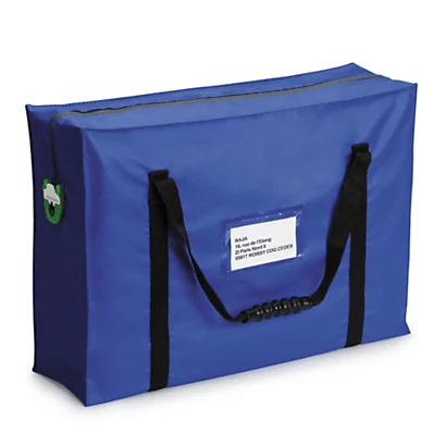 Sac navette avec soufflets et anses