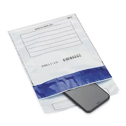 Pochette plastique opaque de sécurité 90% recyclé