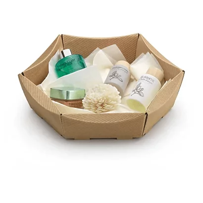 Corbeille micro-cannelure hexagonale