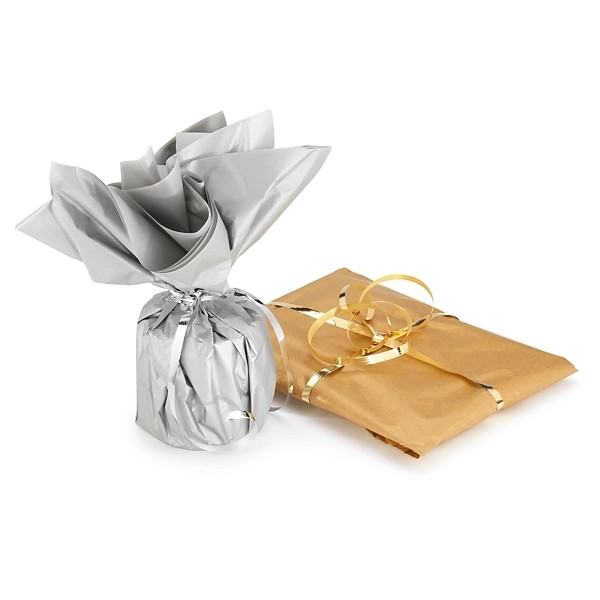 Papier de soie en rame or/argent