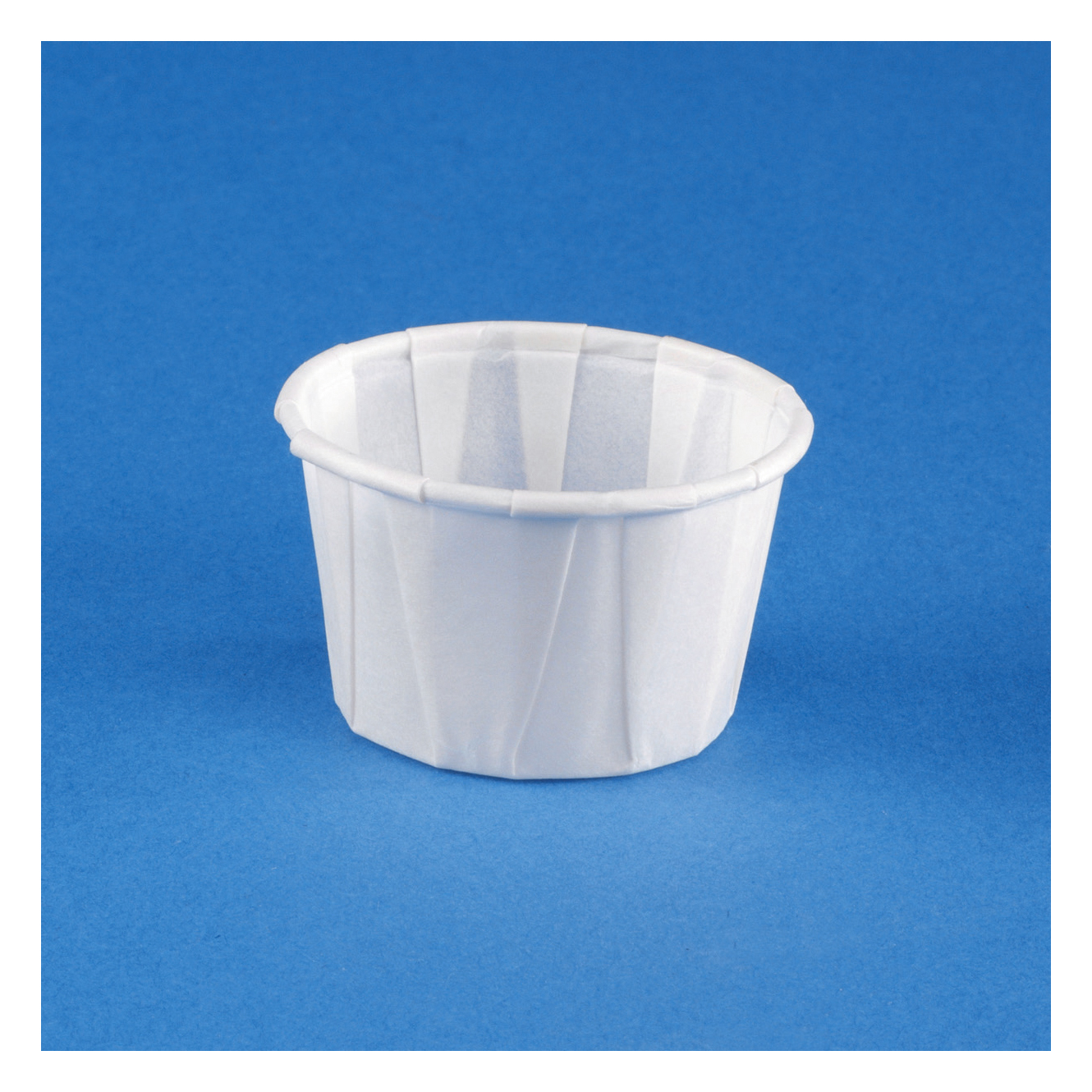 Petit pot en papier plissé