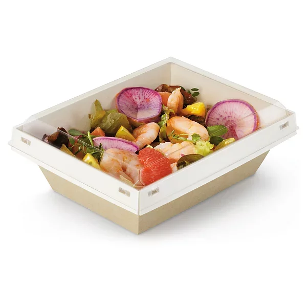 Les boîtes et barquettes alimentaires en carton.