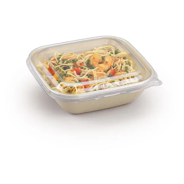 Saladier carré en canne à sucre