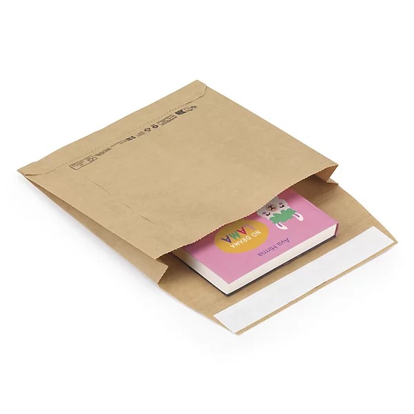 Pochette papier kraft éco à soufflets latéraux