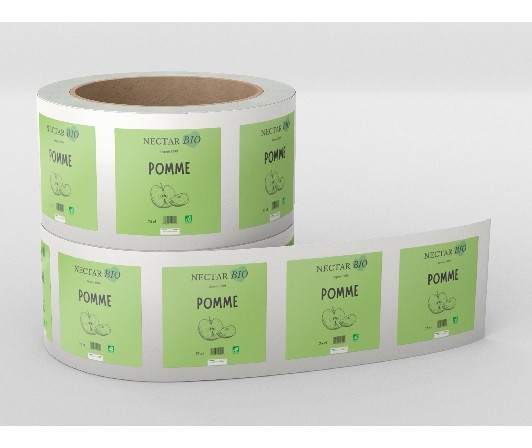 Étiquette personnalisable en pose manuelle