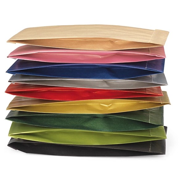 Pochette cadeau kraft couleur