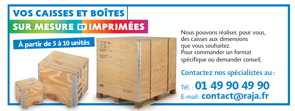 Caisses et boites sur mesure